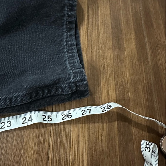 Massimo Dutti MID-WAIST WIDE-LEG JEANS black style 5052 size 8 - Picture 6 of 9